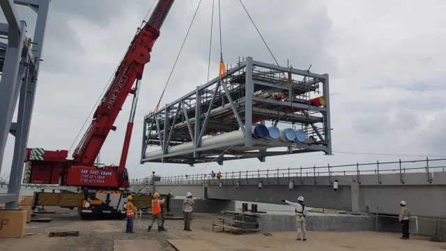 Lifting Analysis for Modular Structure (as per DNV-ST-N001)
